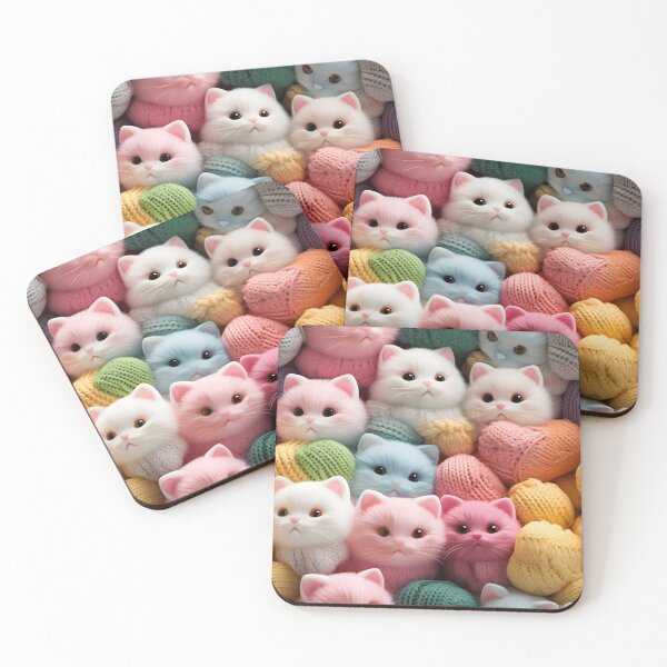 Item preview, Adorable Crocheted Baby Amigurumi Animals Seamless Pattern designed and sold by AlienSkinEyes.