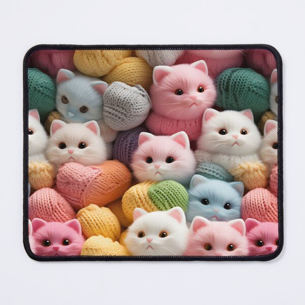 Item preview, Adorable Crocheted Baby Amigurumi Animals Seamless Pattern designed and sold by AlienSkinEyes.