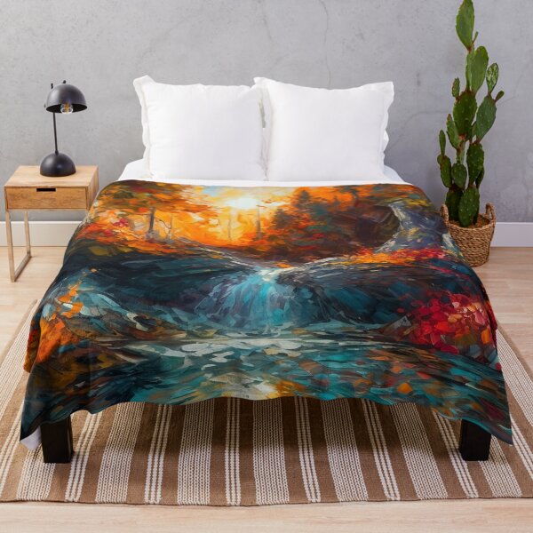 Item preview, River at sunset 5 designed and sold by Red Witch Art.