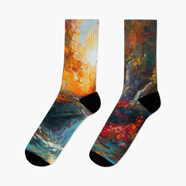 Item preview, River at sunset 5 designed and sold by Red Witch Art.