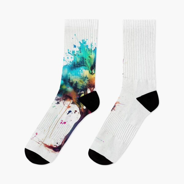 Item preview, Chromatic Canopy: An Inkblot-Infused Colorful Tree designed and sold by ReplyGirl.