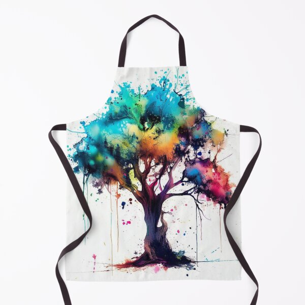 Item preview, Chromatic Canopy: An Inkblot-Infused Colorful Tree designed and sold by ReplyGirl.