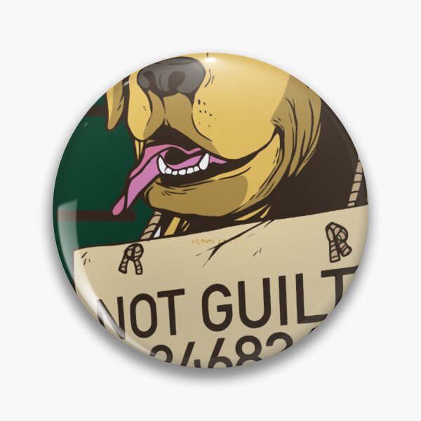 Item preview, DOG MUGSHOT ,not guilty, designed and sold by NourishingShop.