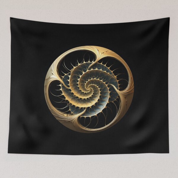 Item preview, fibonacci fractal designed and sold by Beyond The Veil.