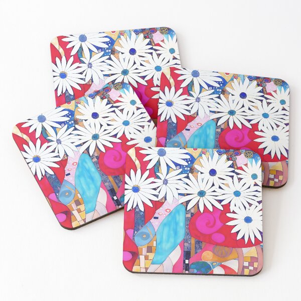 Item preview, White Flowers with Patterns  designed and sold by Dana Roper.