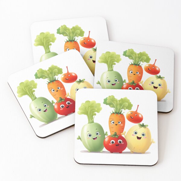 Item preview, cute vegetable squad designed and sold by mikeWee.