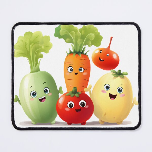 Item preview, cute vegetable squad designed and sold by mikeWee.