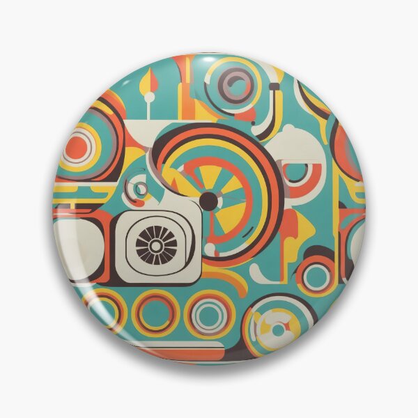 Item preview, Retro TV test pattern, nostalgic charm designed and sold by CoolPixels.