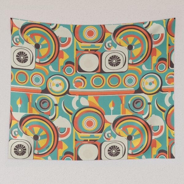 Item preview, Retro TV test pattern, nostalgic charm designed and sold by CoolPixels.