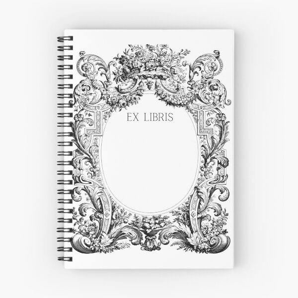 Item preview, Crown and Flowers Frame Ex Libris  designed and sold by Roaming  the Greenwood.