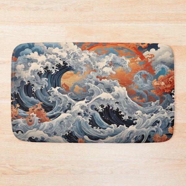 Item preview, Waves no.5 designed and sold by Glenburn Graphics.