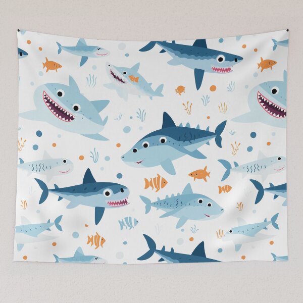 Item preview, Mischievous shark V2 designed and sold by SnickerandSnarl.