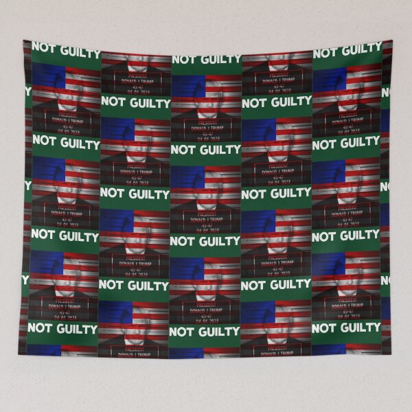 Item preview, America Version Trump Not Guilty designed and sold by NourishingShop.