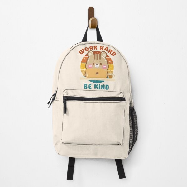 Item preview, Vintage Cute Kawaii Chipmunk Work Hard and Be Kind Coffee designed and sold by cutecozynook.