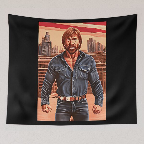 Item preview, Retro style Chuck Norris designed and sold by YouthfulFoster.