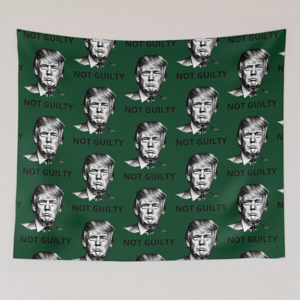 Item preview, Donald Trump Not Guilty (1) designed and sold by NourishingShop.