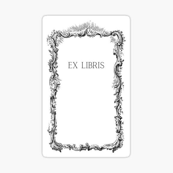 Item preview, Engraved Frame Ex Libris  designed and sold by Roaming  the Greenwood.