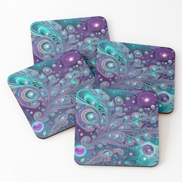 Item preview, Other Worldly Designs- nebulas, stars, galaxies, planets with feathers  designed and sold by BirdsnStuff.