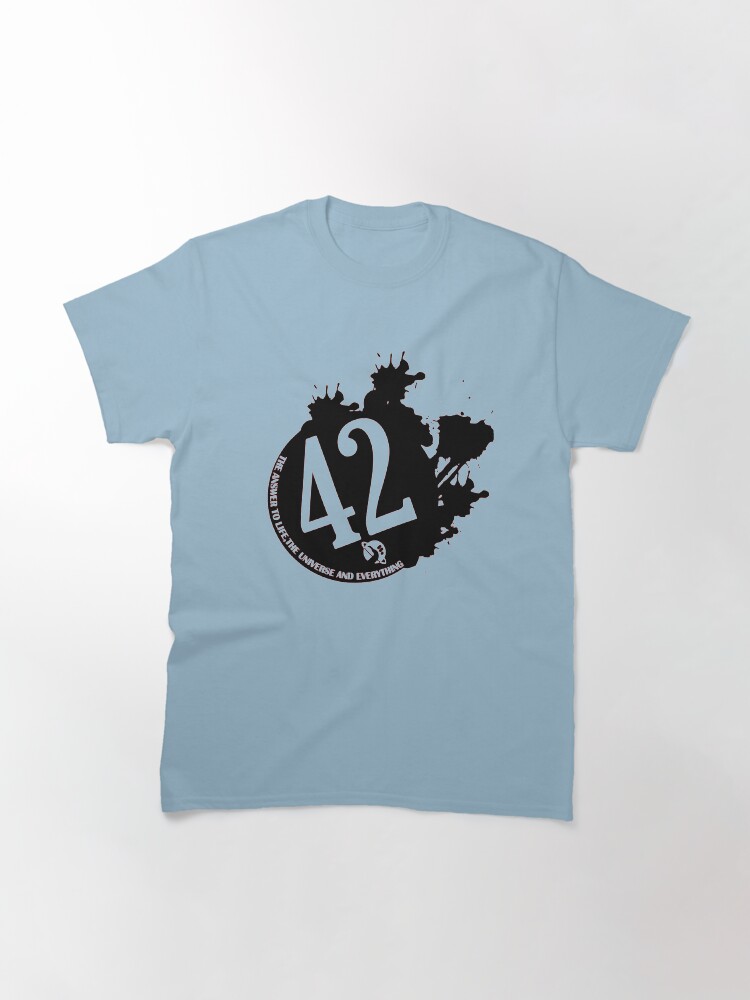 hitchhiker's guide to the galaxy 42 shirt