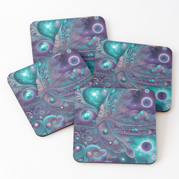 Item preview, Other Worldly Designs- nebulas, stars, galaxies, planets with feathers  designed and sold by BirdsnStuff.