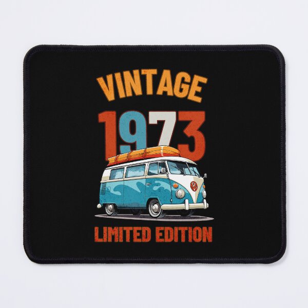 Item preview, 50th Birthday squad vintage 1973 Limited Edition - retro van adventure journal designed and sold by TNwandesignart.