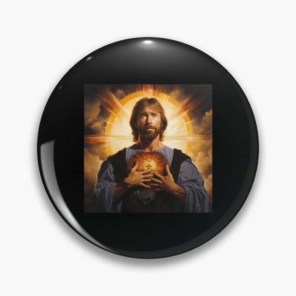 Item preview, The Sacred Heart of Chuck Jesus designed and sold by YouthfulFoster.