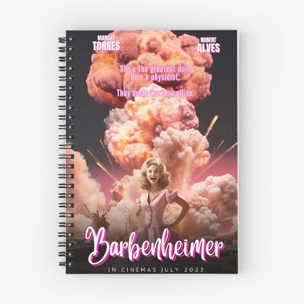 Item preview, Barbenheimer movie poster designed and sold by Anna Brizuela.