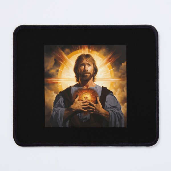 Item preview, The Sacred Heart of Chuck Jesus designed and sold by YouthfulFoster.