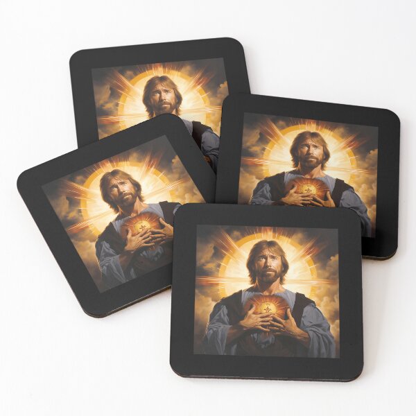 Item preview, The Sacred Heart of Chuck Jesus designed and sold by YouthfulFoster.