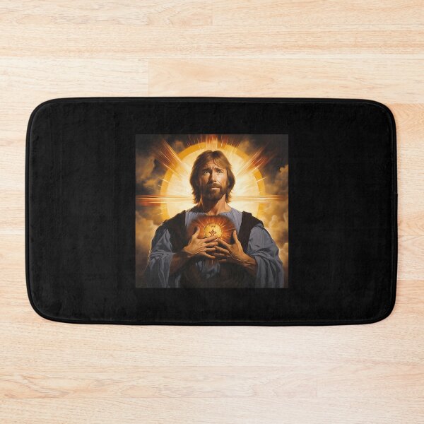 Item preview, The Sacred Heart of Chuck Jesus designed and sold by YouthfulFoster.