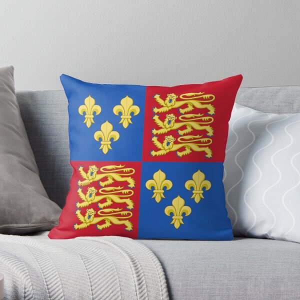 Multicolor Family Crest and Coat of Arms clothes and gifts Somerville Coat of Arms-Family Crest Throw Pillow 18x18 