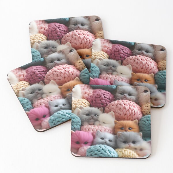 Item preview, Adorable Crocheted Baby Amigurumi Animals Seamless Pattern designed and sold by AlienSkinEyes.
