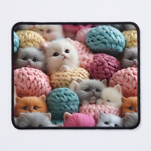 Item preview, Adorable Crocheted Baby Amigurumi Animals Seamless Pattern designed and sold by AlienSkinEyes.