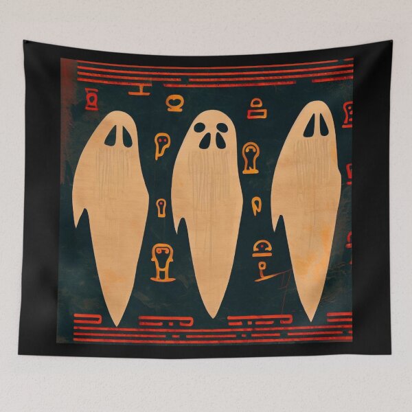 Item preview, Fantasy Egyptian Ghosts Halloween 4 designed and sold by CrankyOldDude.