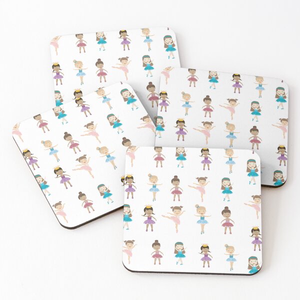 Item preview, Cute Ballerina Ballet Themed Pattern designed and sold by idovedesign.