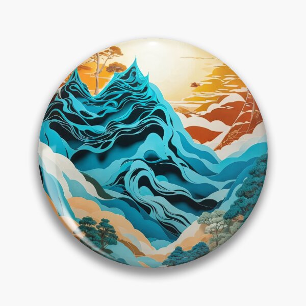Artikelvorschau, Blue Mountain Flow entworfen und verkauft von Glenburn Graphics.