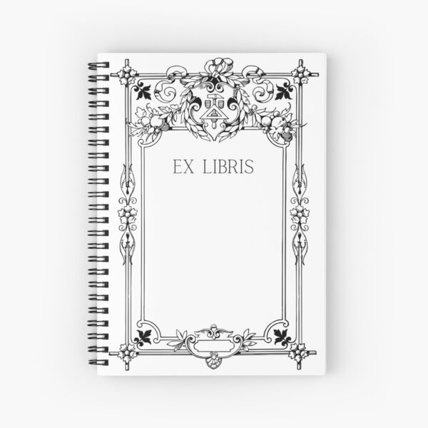 Cuaderno de espiral for Sale con la obra «Diseño de ex libris Art Deco» de  RicePaperDesign