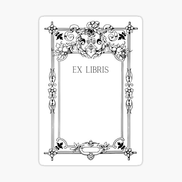 Item preview, Frame Ex Libris  designed and sold by Roaming  the Greenwood.