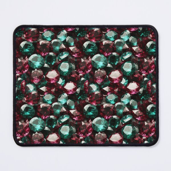 Item preview, Emeralds and Rubies Pattern designed and sold by UnderCloud.
