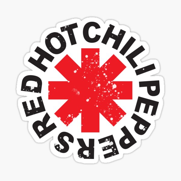 Vista previa del artículo con la obra «rhcp», diseñado y vendido por JillenMartinog.