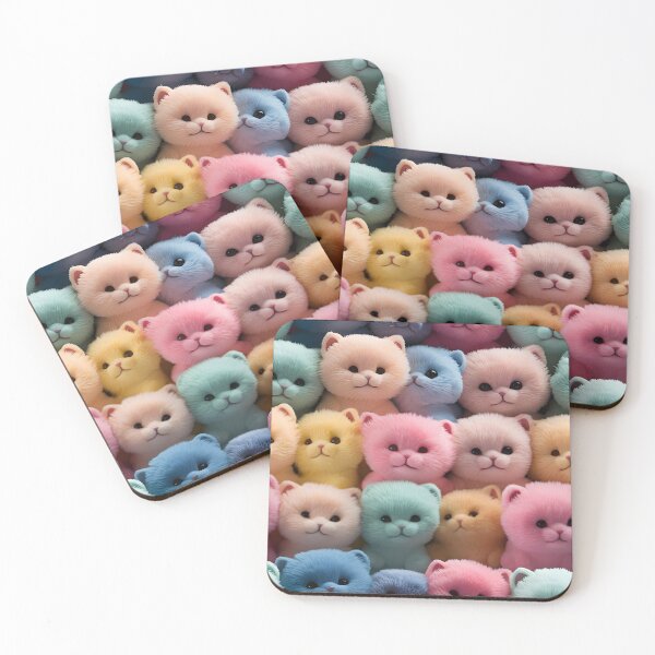 Item preview, Adorable Crocheted Baby Amigurumi Animals Seamless Pattern designed and sold by AlienSkinEyes.