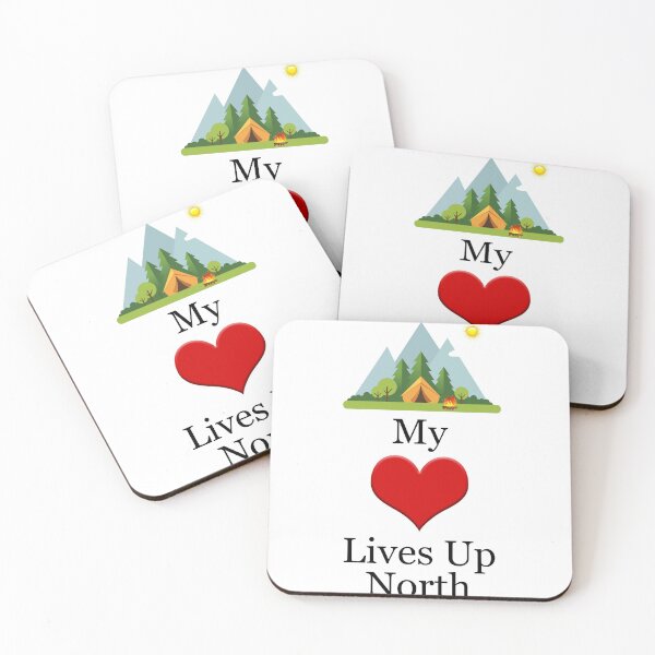 Item preview, "My Heart Lives Up North" Design designed and sold by MuggzNMore.