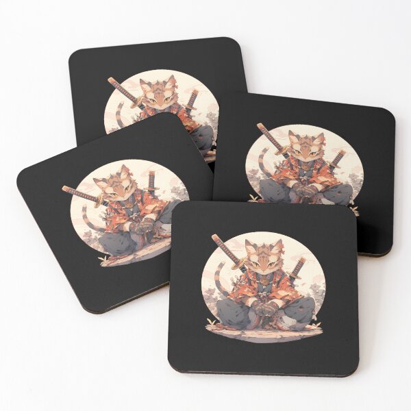Item preview, Samurai Cat: Feline Warrior Elegance designed and sold by hamishby.