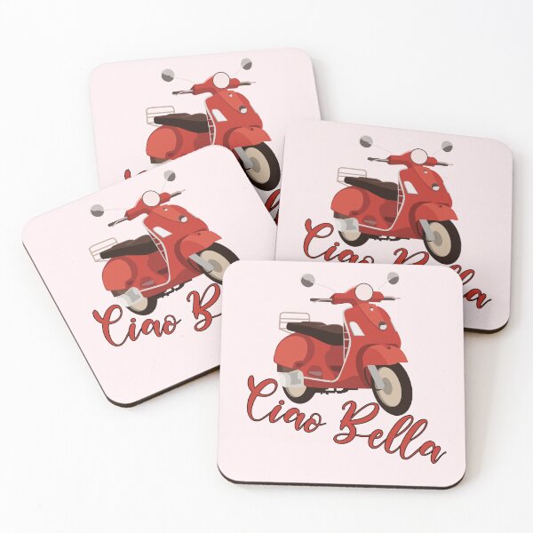 Item preview, Scooter Ciao Bella | Ilustración Amante De La Scooter - designed and sold by PurpleLoveStore.