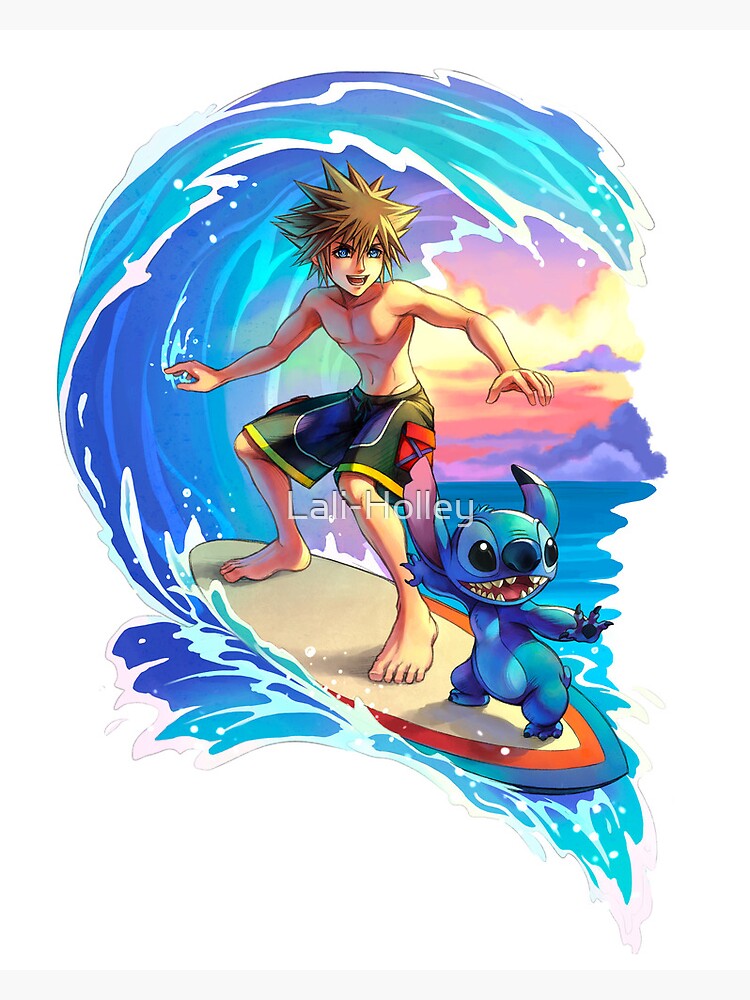 Sora Surfing Kingdom Hearts 2