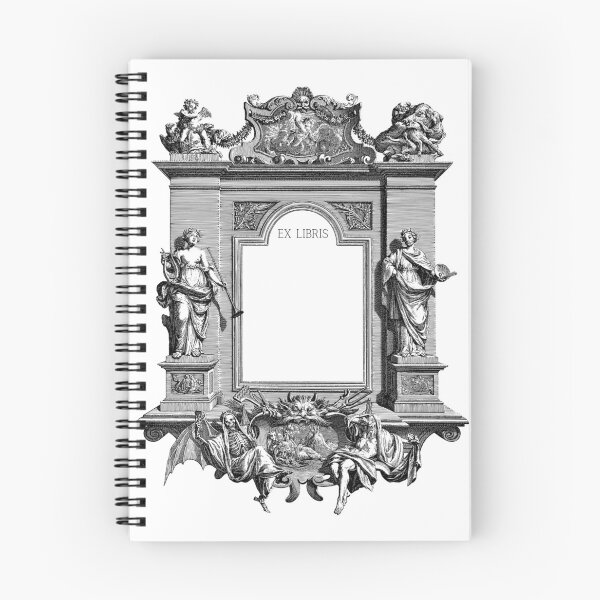 Item preview, The Herald and the Painter Frame Ex Libris  designed and sold by Roaming  the Greenwood.