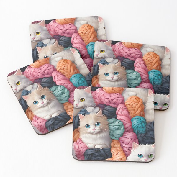 Item preview, Adorable Crocheted Baby Amigurumi Animals Seamless Pattern designed and sold by AlienSkinEyes.
