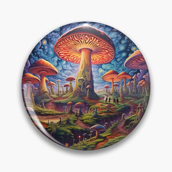 Item preview, Trippy mushroom lady designed and sold by Beyond The Veil.