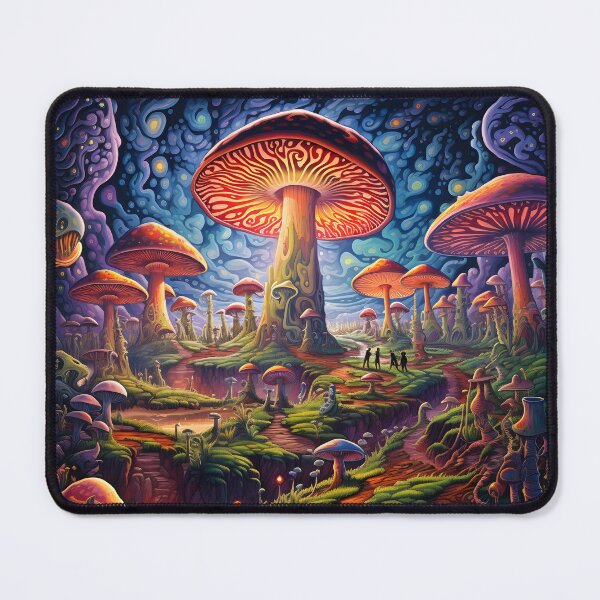 Item preview, Trippy mushroom lady designed and sold by Beyond The Veil.