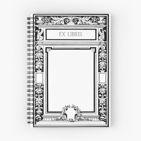 Item preview, Urns and Acanthas Frame Ex Libris  designed and sold by Roaming  the Greenwood.